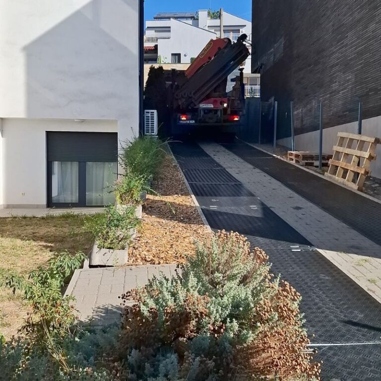 Beskyttelse af belægningssten under kranarbejde (3)